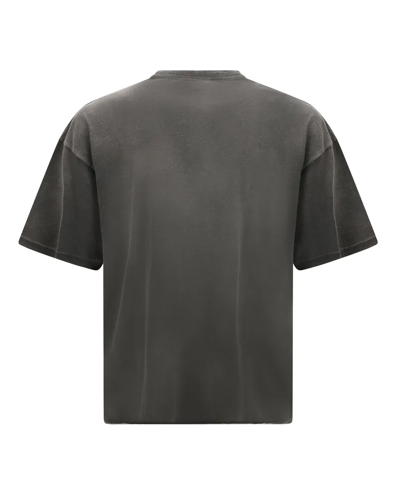 REPRESENT Men's Westside T-Shirt Stained Black Cotton T-Shirts And Polos Black