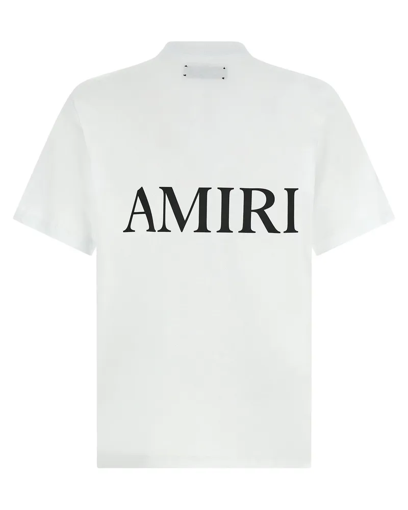 Amiri Logo-Print Cotton Jersey T-shirt — White White