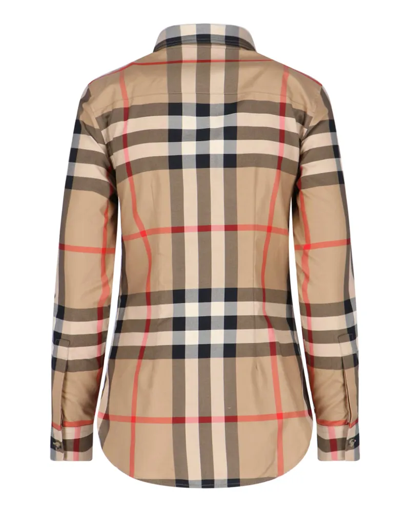 Burberry Women's T-Shirts And Polos Beige Cotton Beige