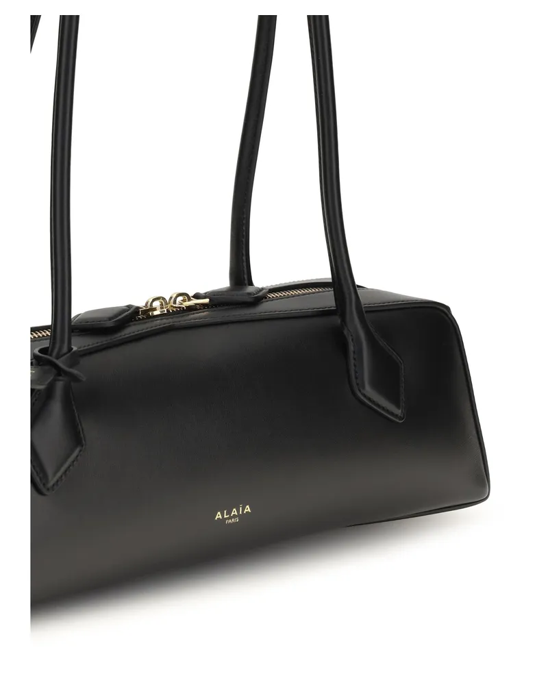 Alaïa Women's Shoulder Bag Le Teckel Black Calf Leather Black
