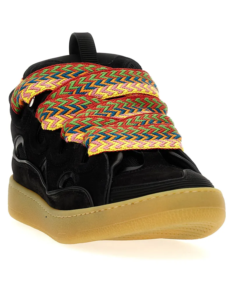 Lanvin Curb Sneaker — Black Black