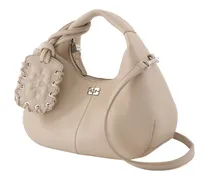 Women's Grained Leather Mini Bag Beige