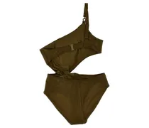 One-Piece Swimsuit — Olive