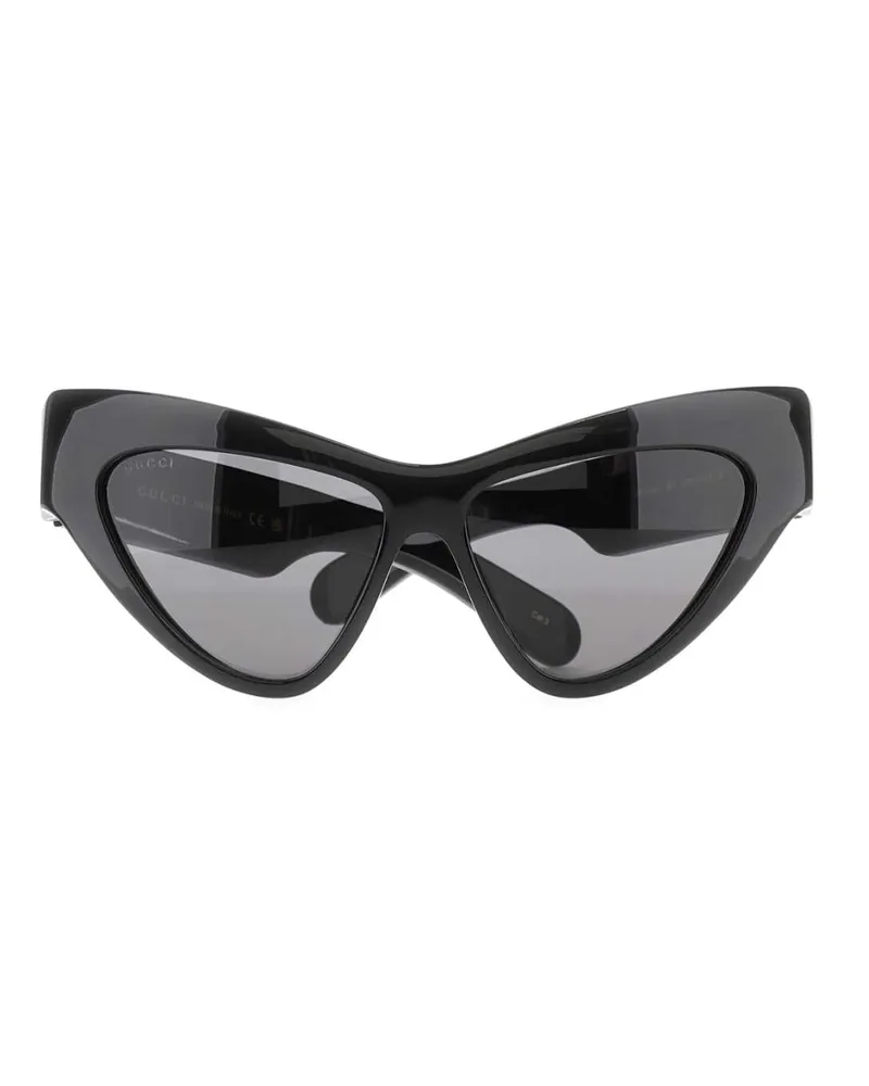 Gucci Women's Black Acetate Sunglasses Exterior: Occhiali Da Sole Black