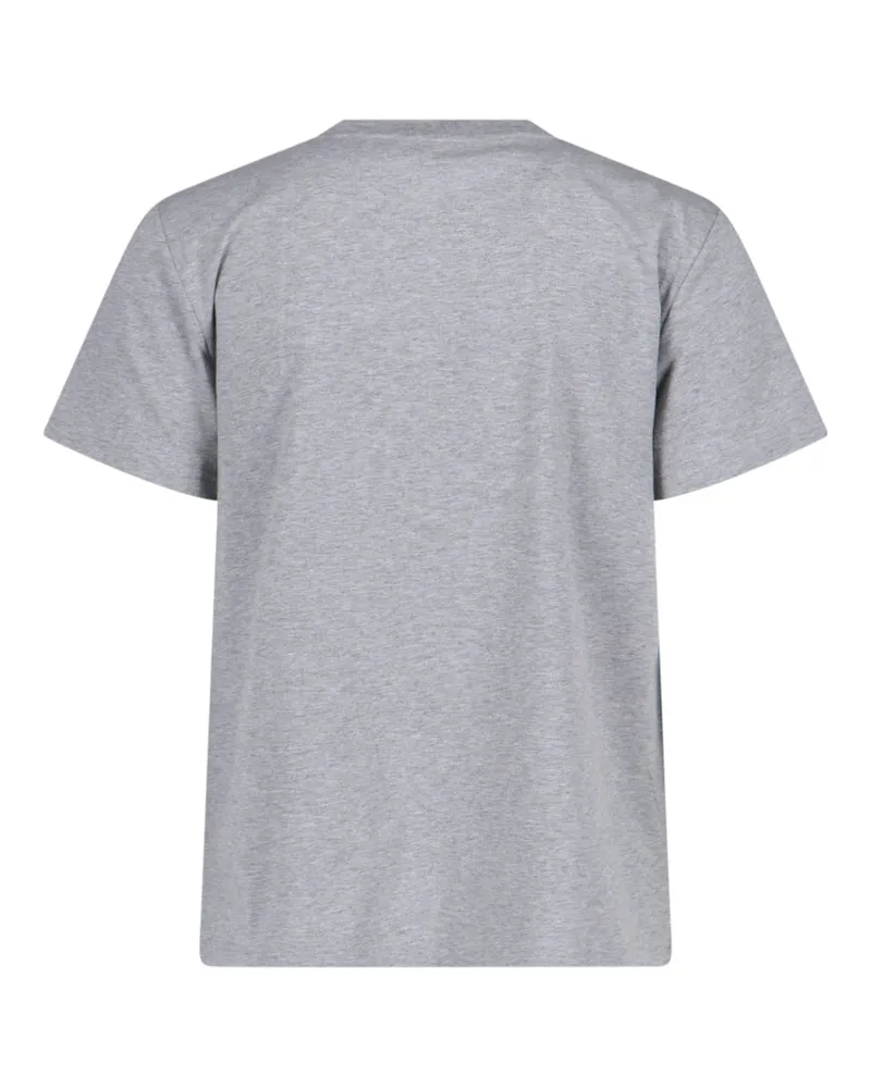A.P.C. Men's Logo-Print Organic Cotton T-Shirt Gray Gray