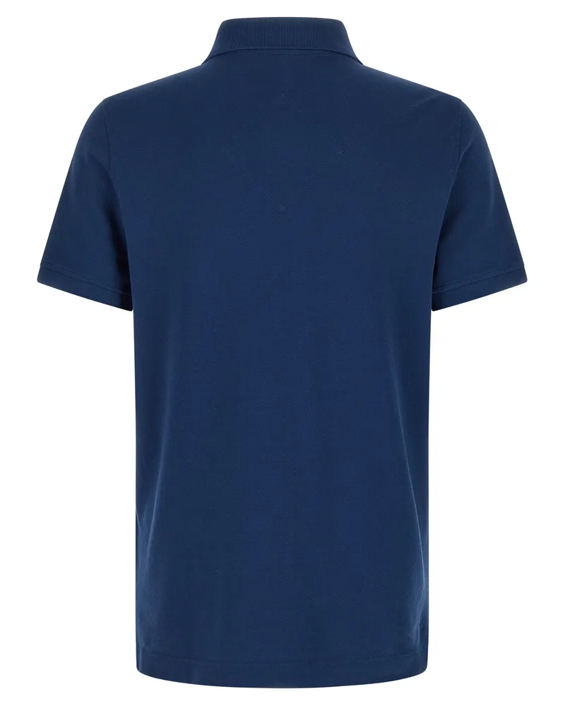 Canada Goose Men Blue Cotton Polo Shirt Blue