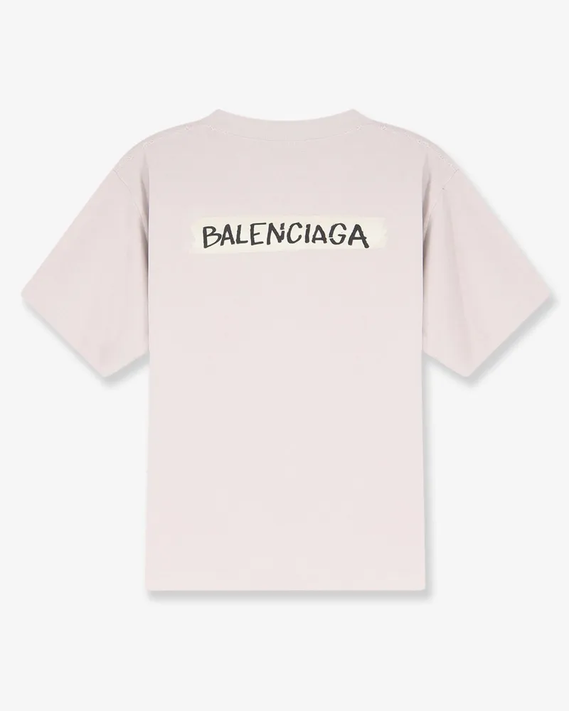 Balenciaga Women's Cotton T-Shirt Beige T-Shirts & Jerseys Beige