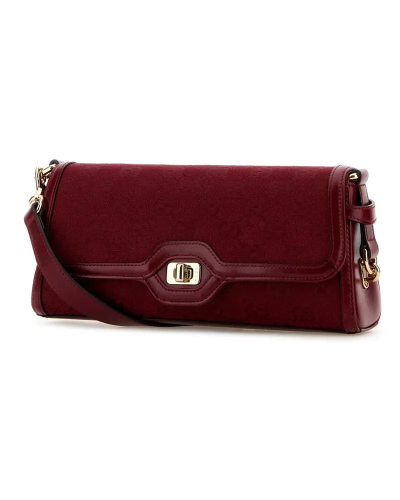 Gucci Women's Gg Fabric Small  Luce Shoulder Bag Rossoancrosanra Borse A Tracolla Red