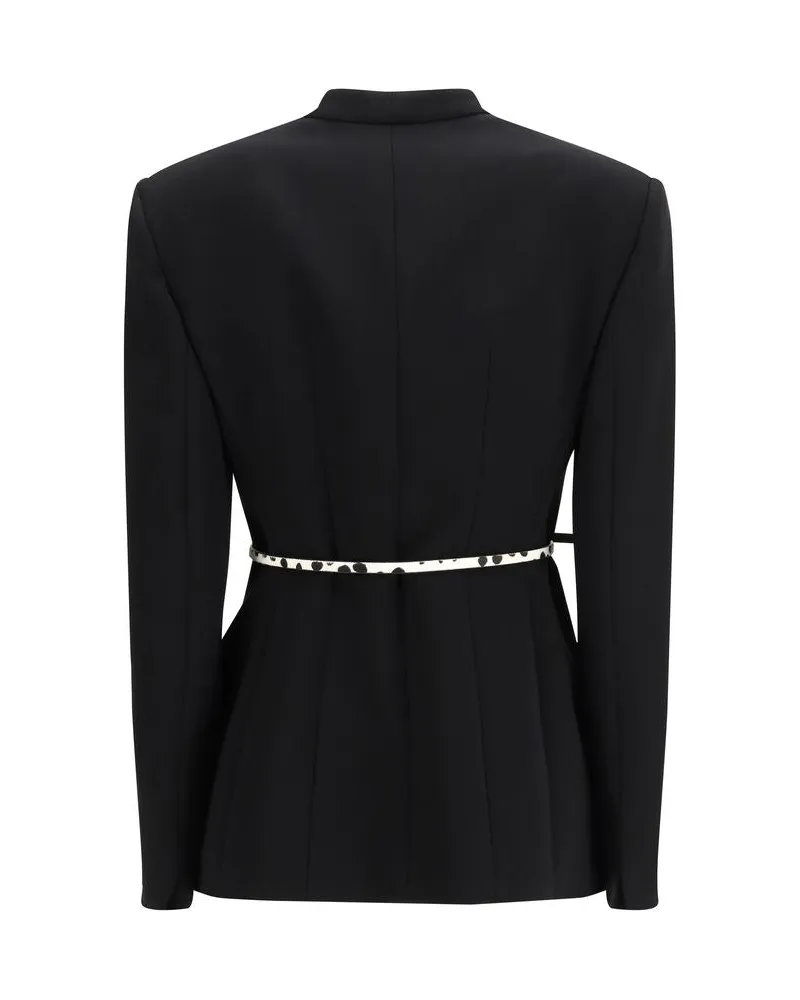 Max Mara Women's Black Triacetate Coat Clothing Black