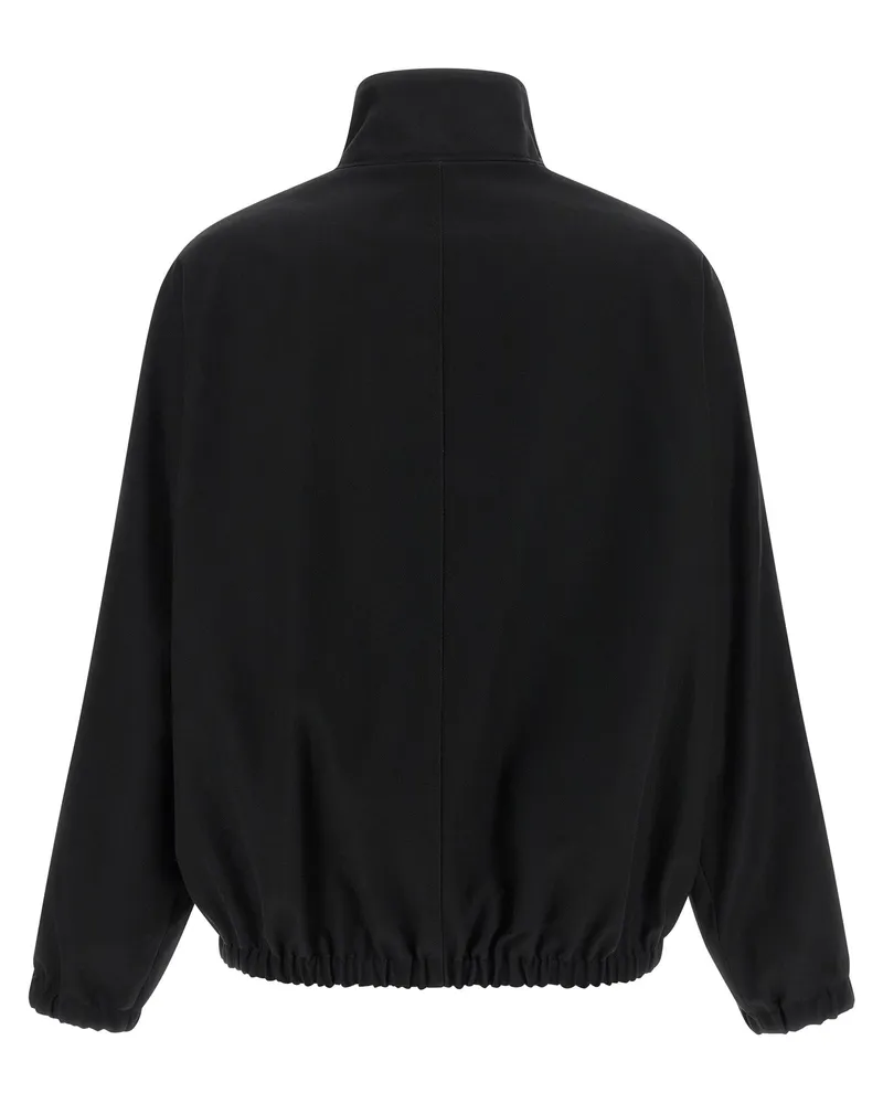Courrèges Women's Black Cotton Bomber Clothing Black