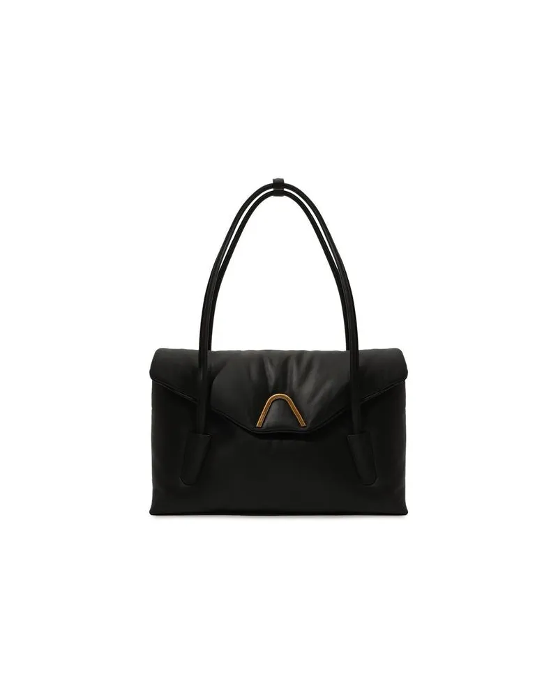 Coccinelle Women's Shoulder Bag Black Cow Leather - Shoulder-Bags Black