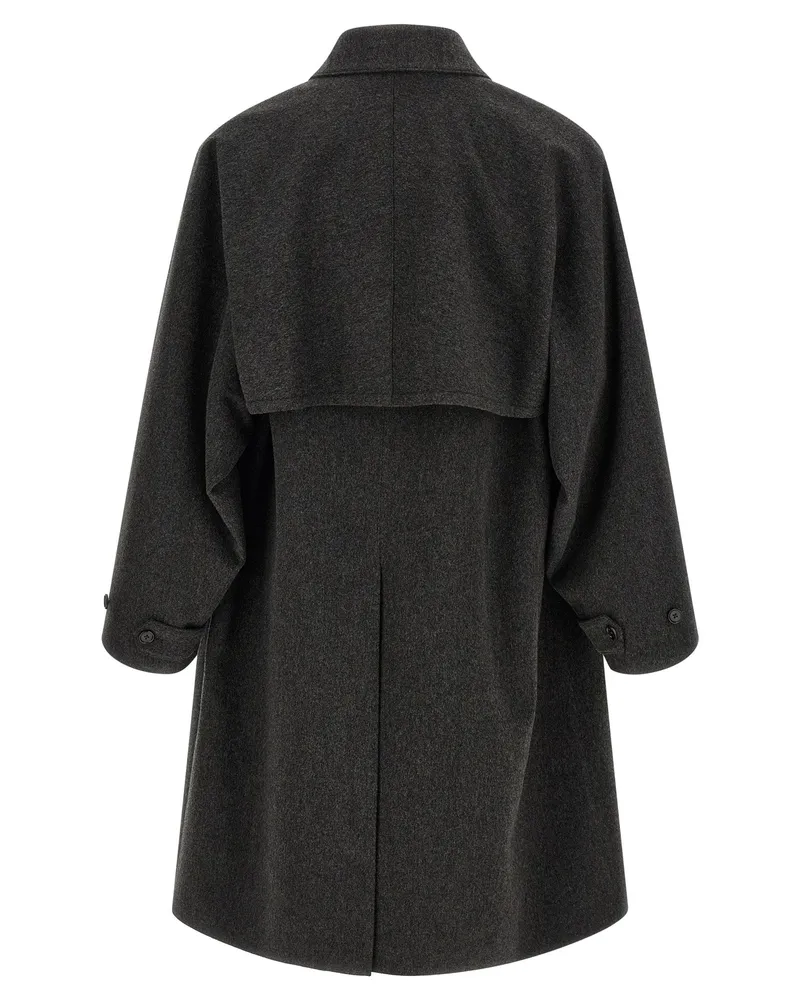 Jil Sander Coat — Charcoal Charcoal