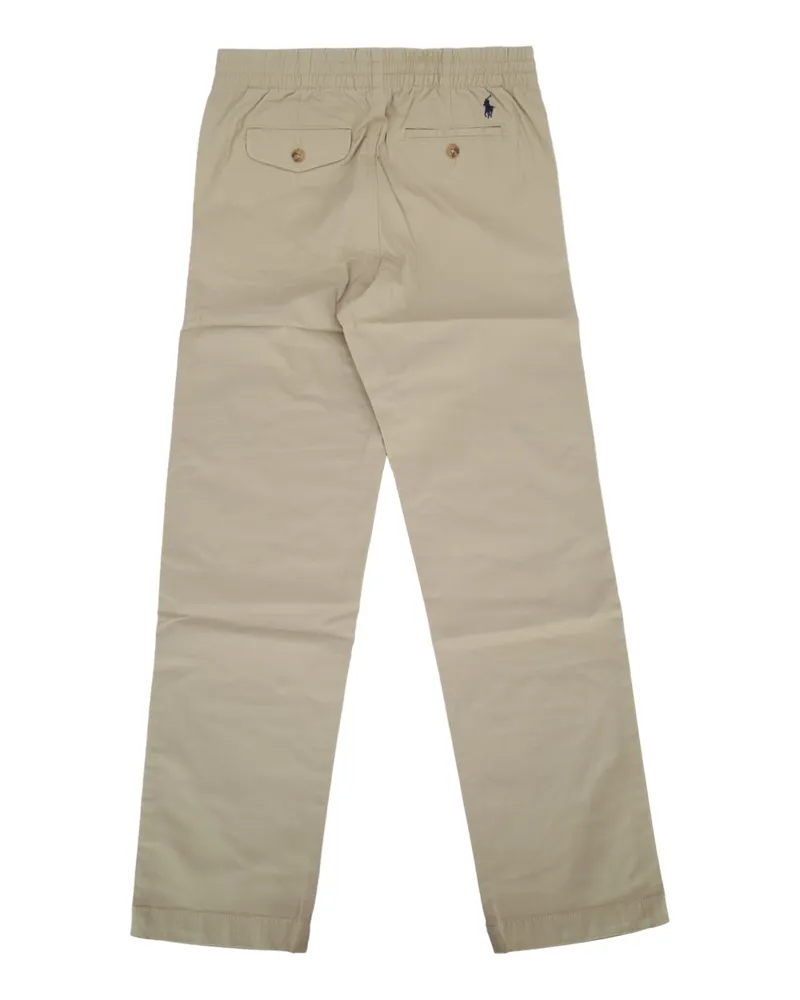 Ralph Lauren Cotton Twill Trousers — Beige Beige
