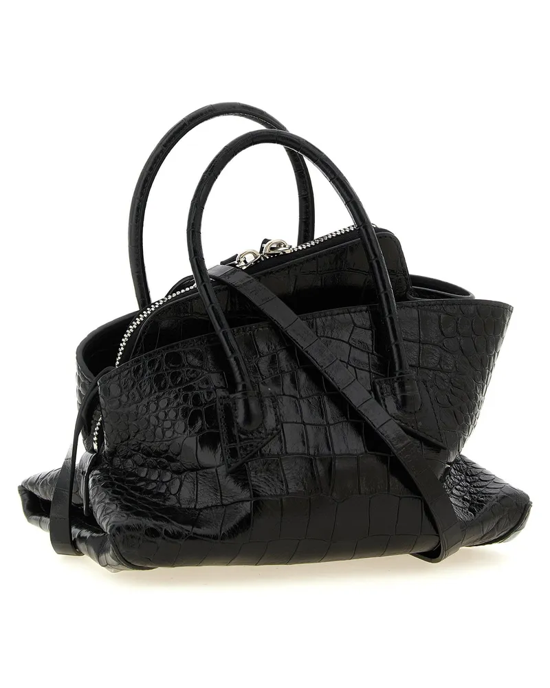 ATTICO Top Handle Bag — Black Black