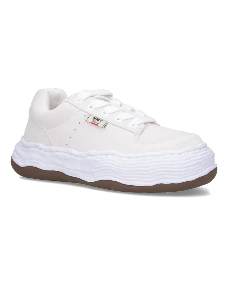 MIHARAYASUHIRO Unisex Sneakers White Upper: Cow Leather White