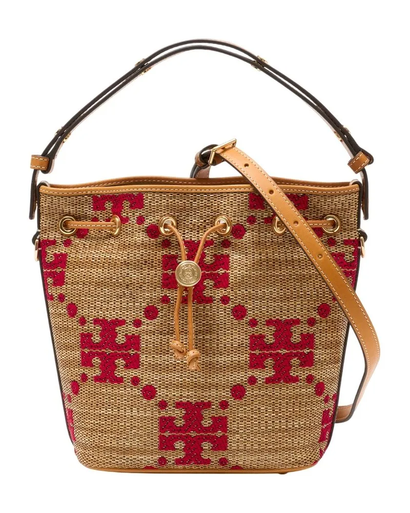 Tory Burch Women's Shoulder Bag Beige Synthetic Beige
