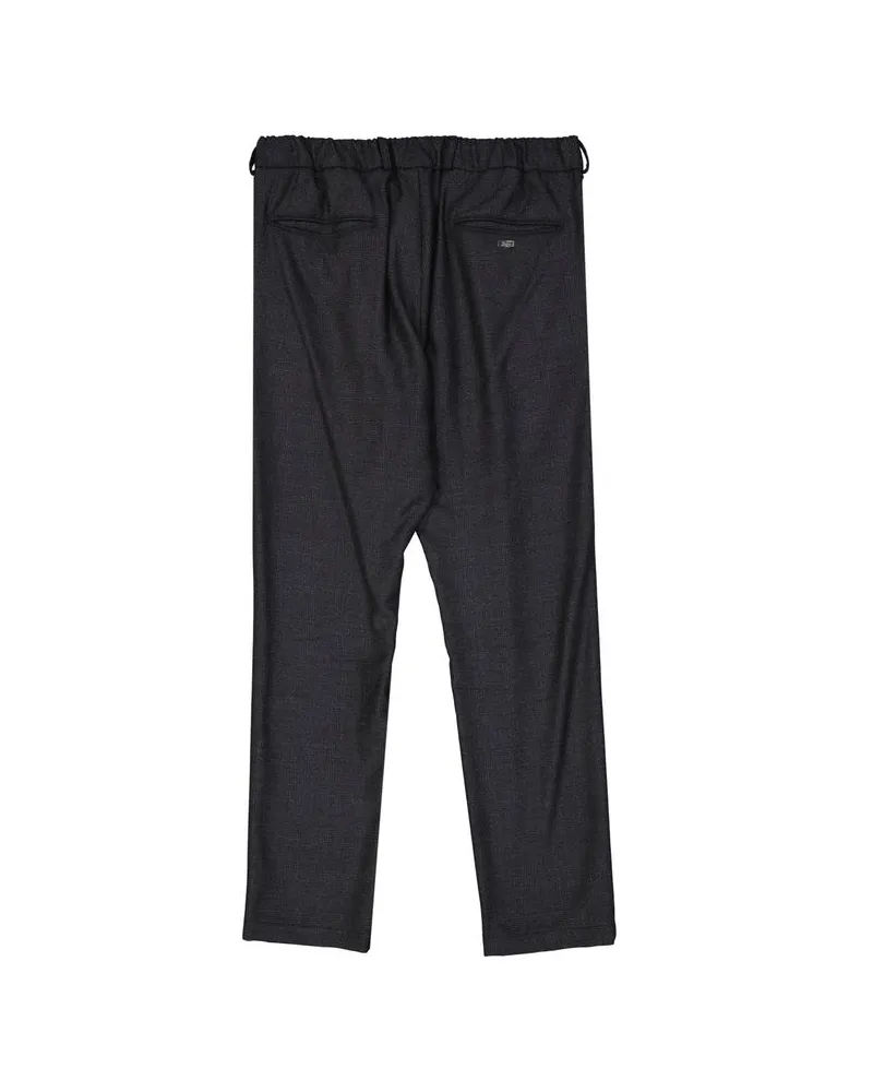 Herno Men's Gray Wool Casual Pants Gray