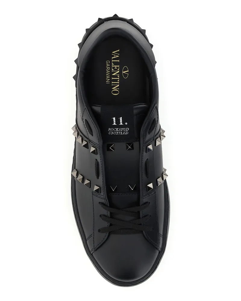 Valentino Garavani Men's Sneakers Rockstud Untitled Black Black-Black Trainers Black/black Black