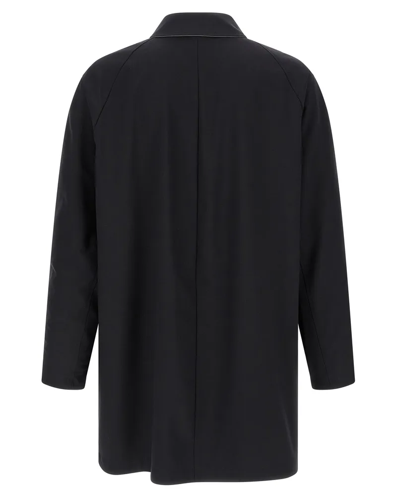 Herno Men's Multicolor Polyester Coat Clothing Black
