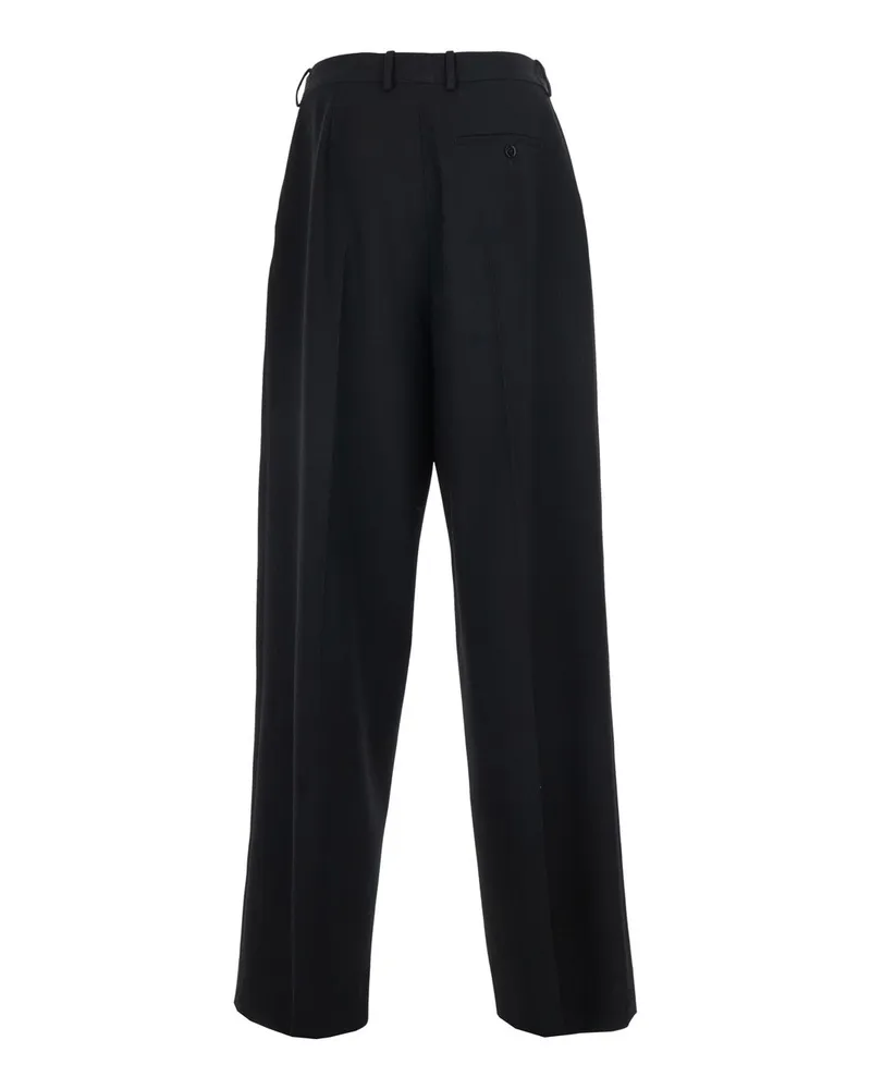 Balenciaga Men's Trousers Wool Black Black