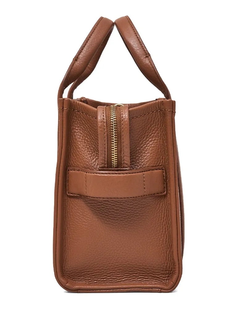 Marc Jacobs Women's Shoulder Bag Small Tote, Brown Leather Cow Handbags Hand Brown
