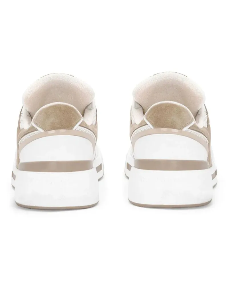 Dolce & Gabbana Men's New Roma Logo Sneakers White Shoes White