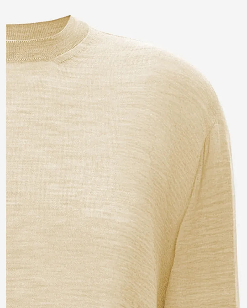 Jil Sander Women's Wool And Cashmere Blend Sweater Yellow Yellow