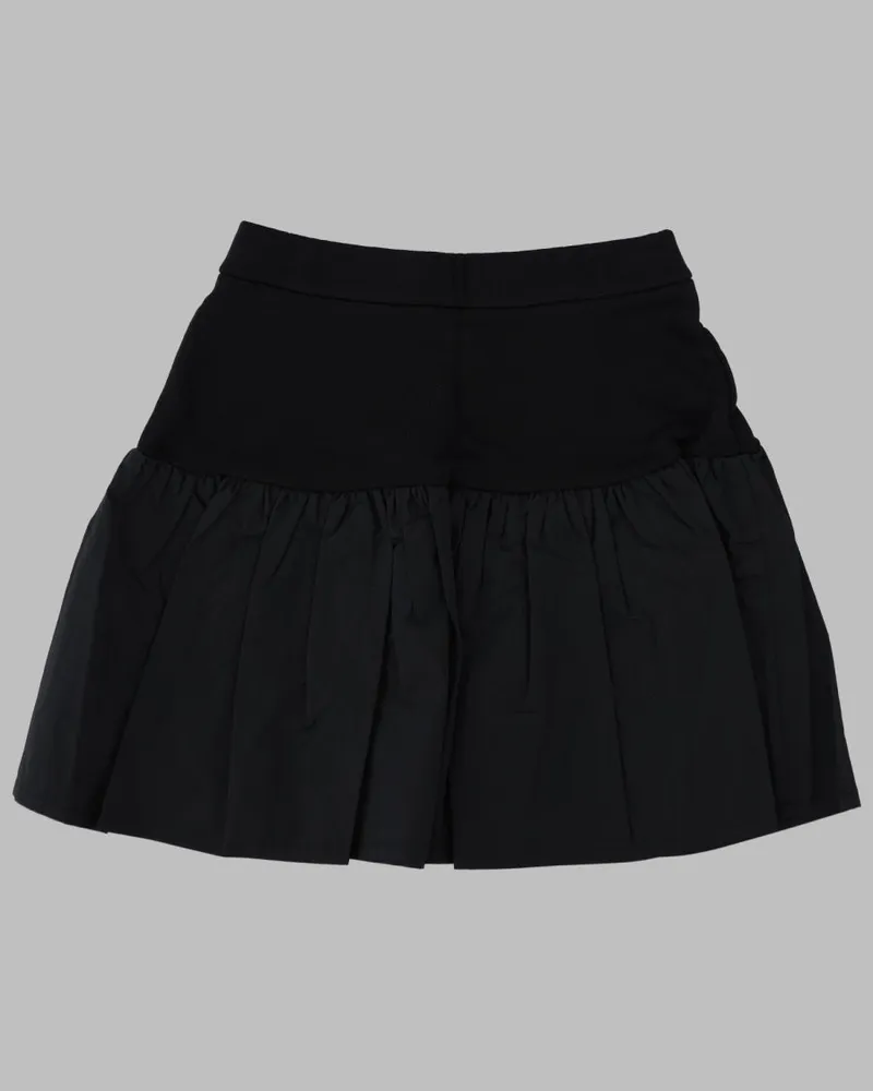 Emporio Armani Cotton Blend Skirt — Black Black