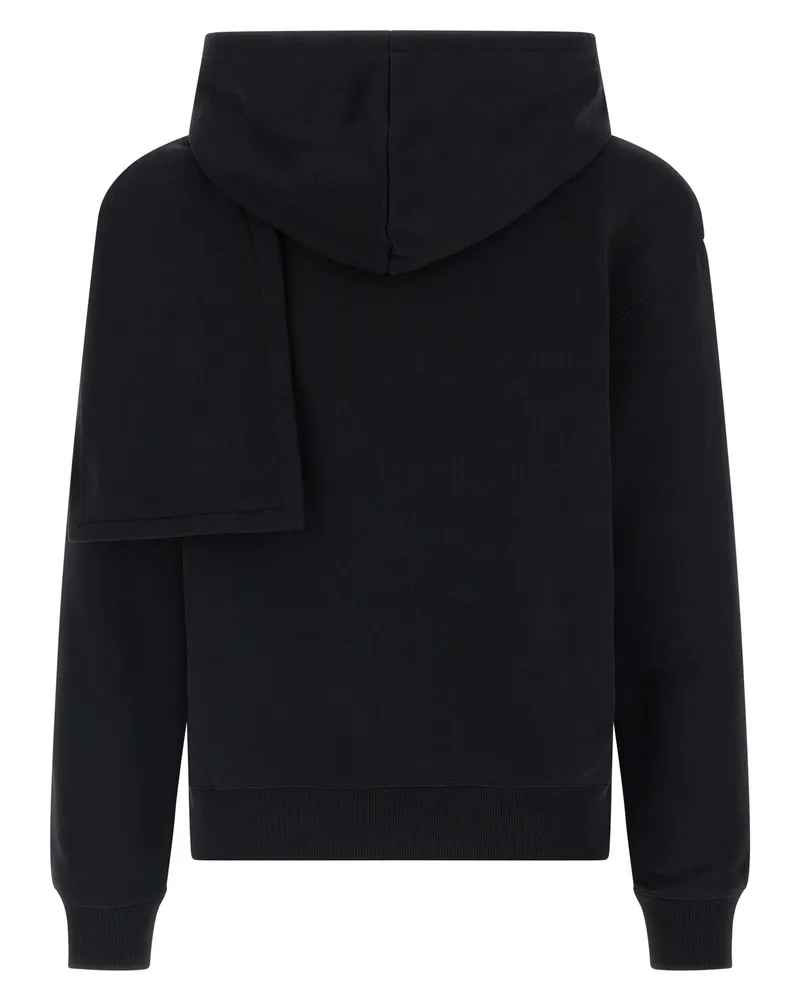 Courrèges Women's Black Cotton Sweatshirt Clothing Black