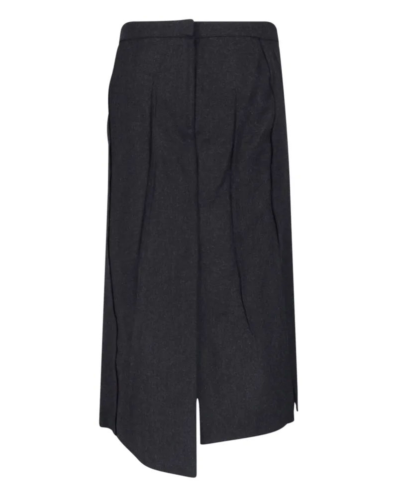 Victoria Beckham Women's Skirts Grey Wool Gray