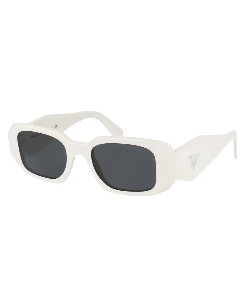 Prada 0PR Dark Lens Sunglasses — White White