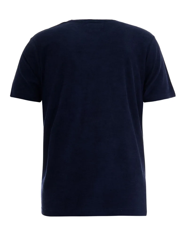 MC2 Saint Barth Men T-Shirt Gary Jersey Terry Blue T-Shirts And Polos Navy
