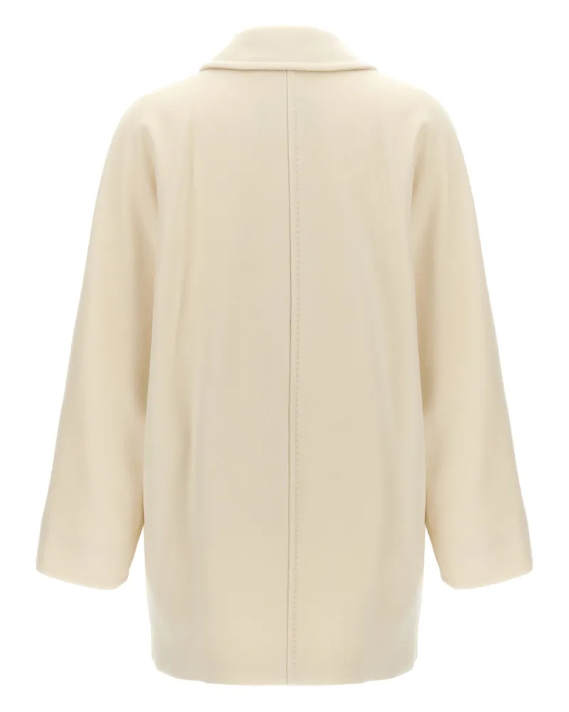 Max Mara Rebus Coat — White White