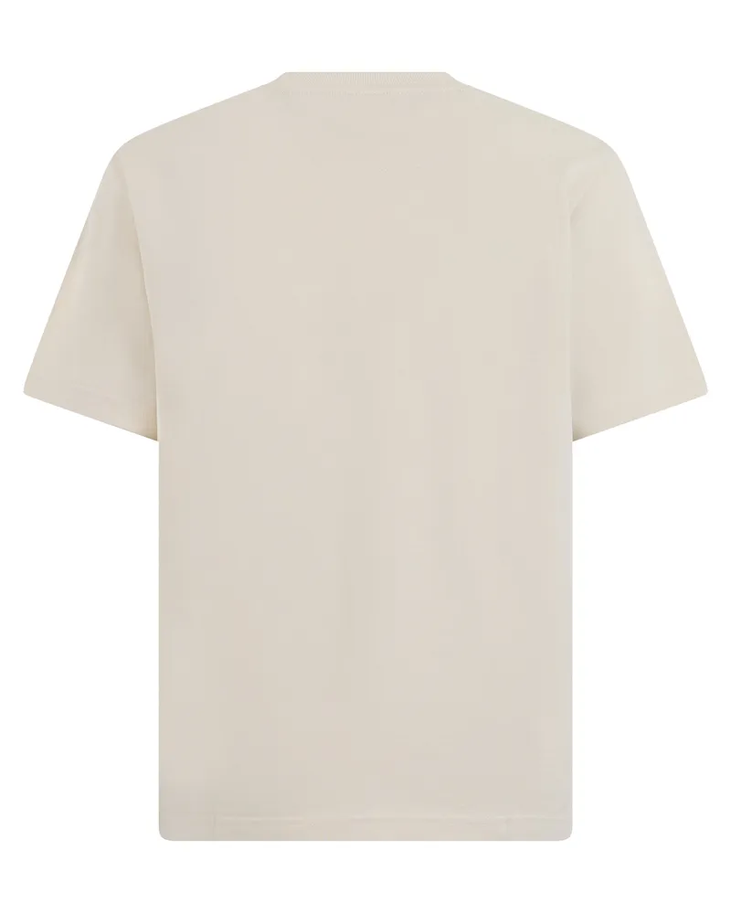 HUGO BOSS Men Cotton T-Shirt White Open T-Shirts And Polos White