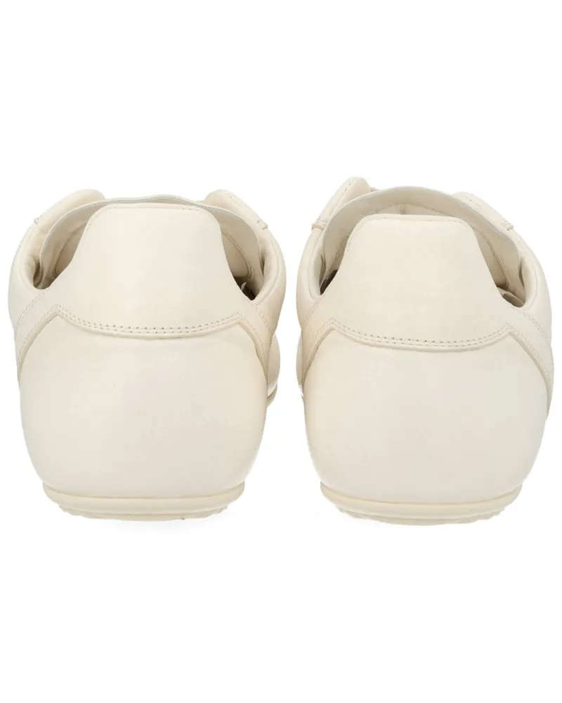 Rick Owens Lamb Leather Sneaker — White White