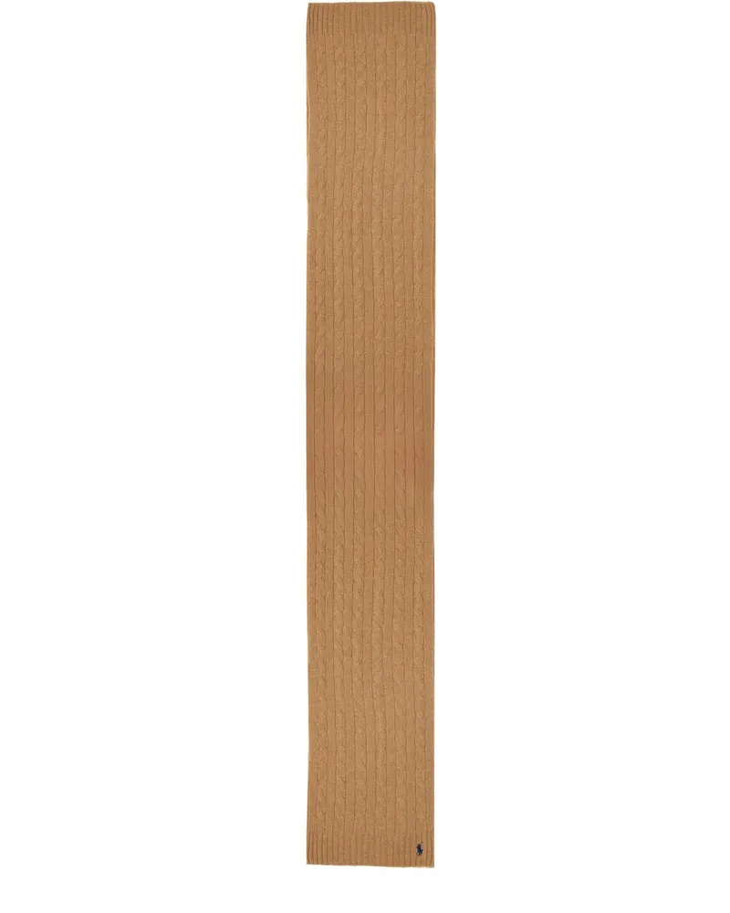 Ralph Lauren Wool & Cashmere Scarf — Beige Beige