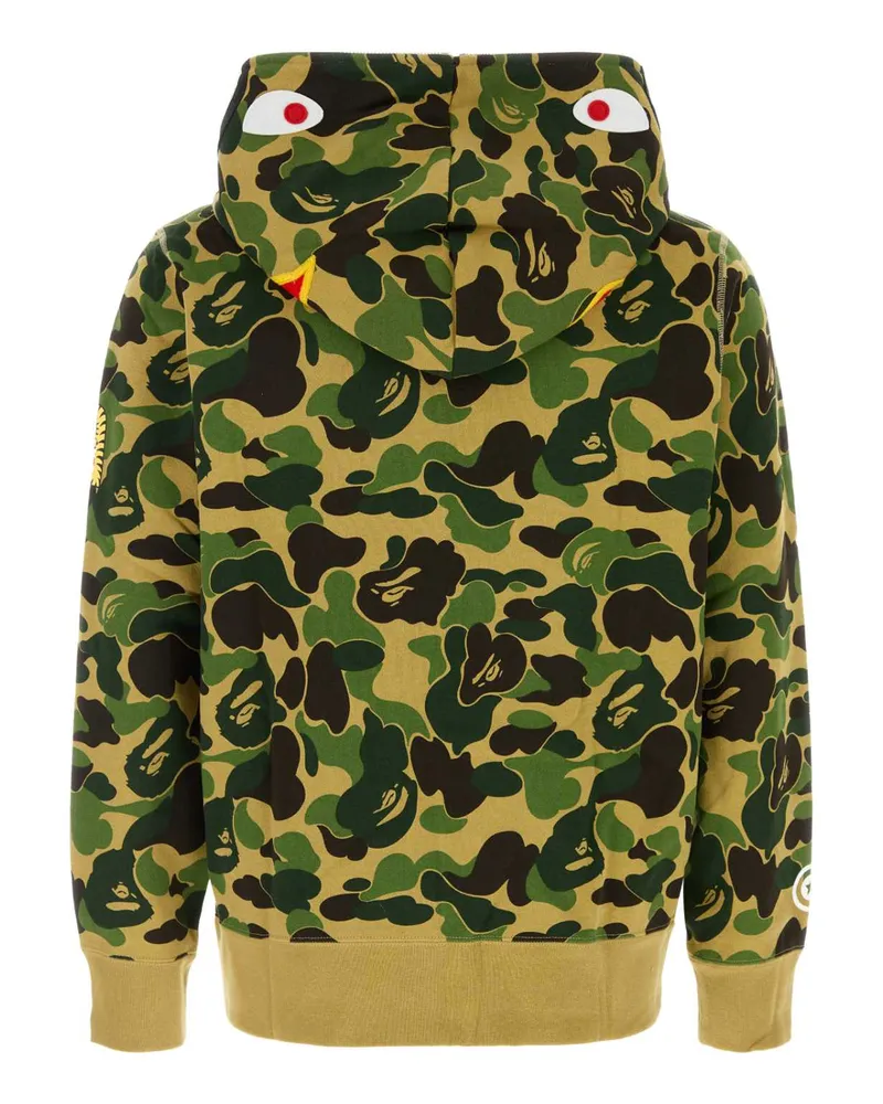 BAPE Green Exterior: Cotton Felpe Sweater Green