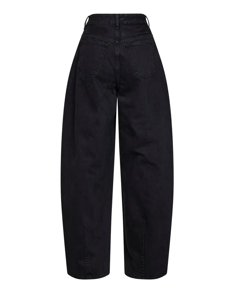 Jacquemus Women's Jeans The Ovalo De-Nîmes Black Cotton Black