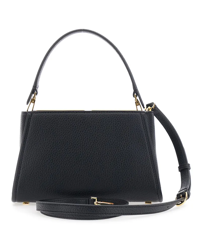 Elisabetta Franchi Women's Handbag Ecoleather, Black Handbags Hand Bags Black