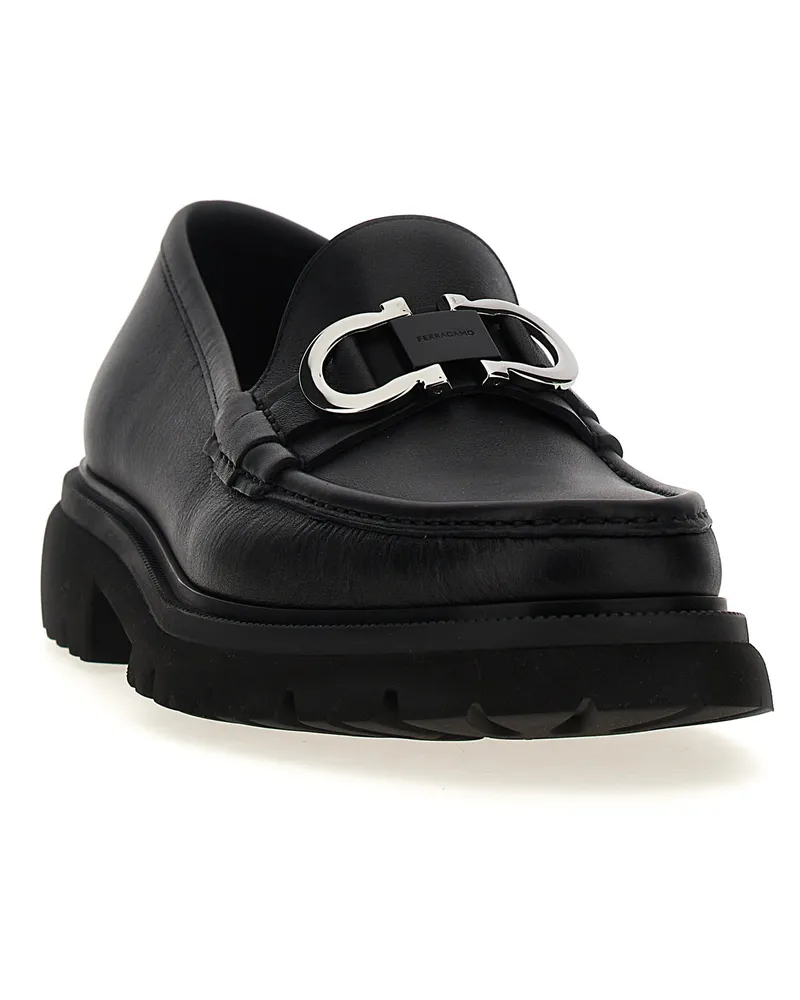 Ferragamo Cocoon Loafer — Black Black