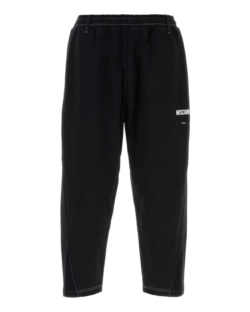 Moschino Cotton Joggers — Black Black