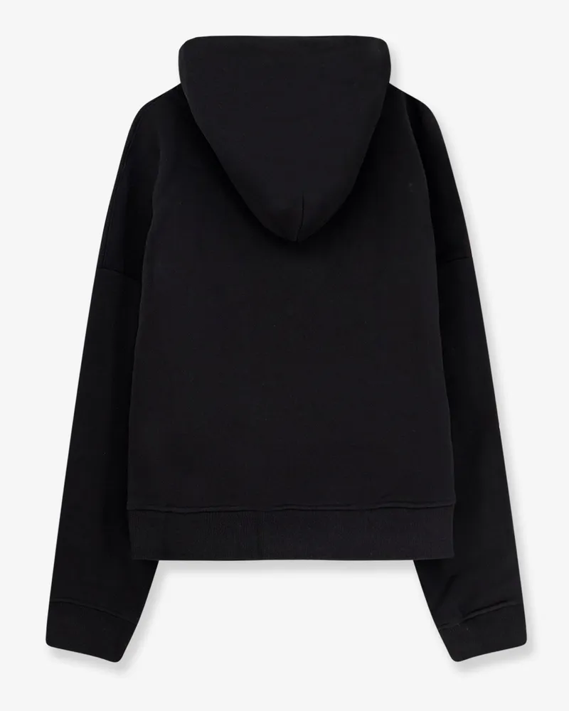 Entire Studios Women Hooded Cotton Sweatshirt Black Sweatshirts Sweater Black