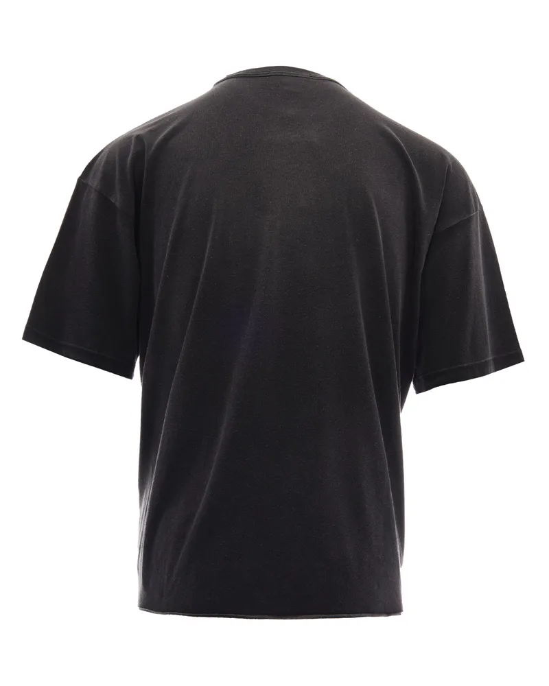 REPRESENT Men's T-Shirt Westside Stained Black Cotton Hemp T-Shirts And Polos Black