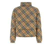 Ambleside Check Down Jacket — Beige