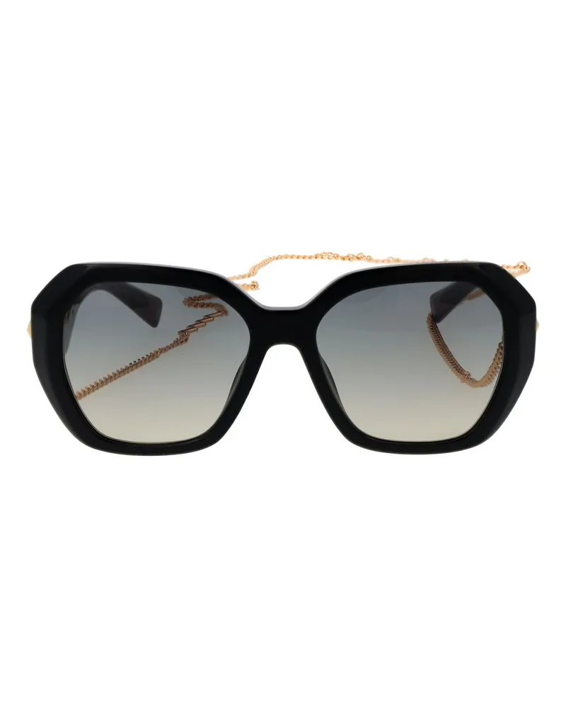 Missoni MI-1067714 Gradient Lens Acetate Sunglasses — Black Black