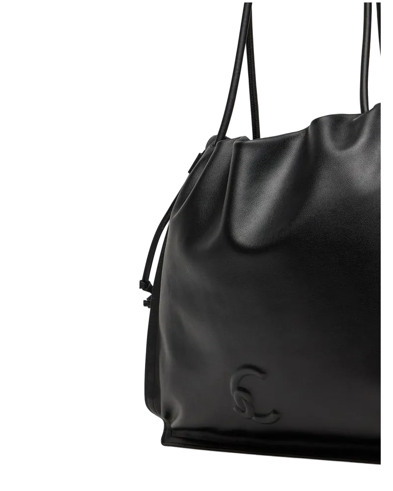Coccinelle Women's Shoulder Bag Black Cowhide - Shoulder-Bags Black
