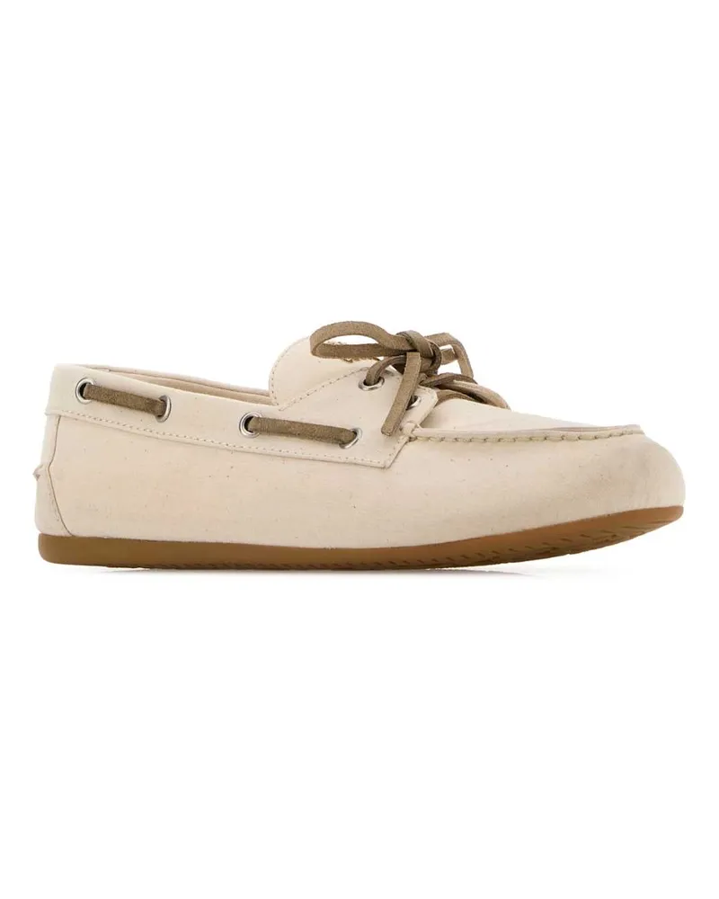 Miu Miu 5d687ef005bvc F0379 Ecru Mocassini Loafers Beige