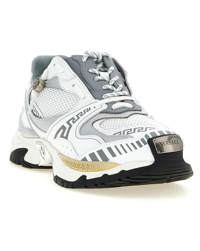 Versace Chunky Calfskin Sneaker — Multicolor Multicolor