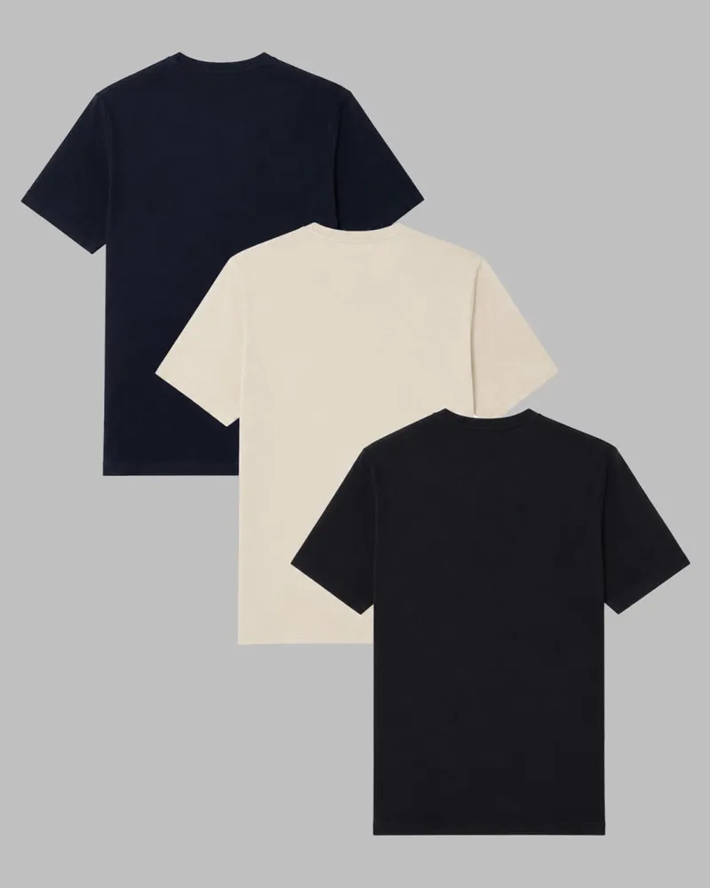 HUGO BOSS Logo-Embroidered Cotton T-Shirt — Blue Blue