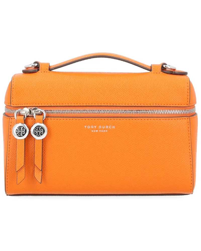 Tory Burch Women's Bag Romy Slim Orange Cow Leather Handbags Hand Orange